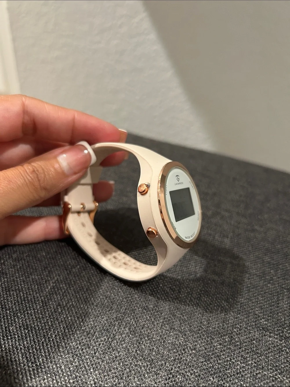 Women's Digital Sport Watch - Blush with Rose Gold Bezel